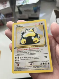 Pokemon TCG Snorlax 1st Edition Jungle 27/64 Unlimited Non-Holo Rare! - Image 4