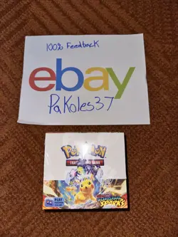 Pokemon TCG SV Surging Sparks Booster Box Brand New Factory Sealed 36 Packs - Image 1