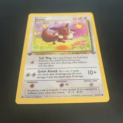 Eevee 51/64 Pokemon TCG Jungle Set 1st Edition Non-Holo - Image 3