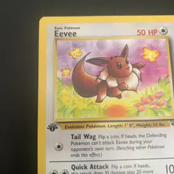 Eevee 51/64 Pokemon TCG Jungle Set 1st Edition Non-Holo - Image 4