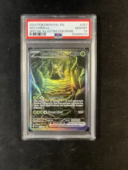 2023 Pokemon PAL EN Special Illustration Rare 257/193 Wo-Chien ex PSA 10 - Image 1