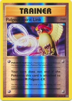 Pokemon - Pidgeot Spirit Link - 81/108 - Uncommon - Reverse Holo - XY - Evolutio - Image 1