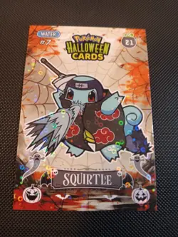 Pokemon 2025 DKV Collectoons Set Halloween Squirtle 21 Circle Holo Peru - Image 1