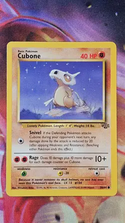 Pokemon TCG Cubone 50/64 Jungle Common LP Vintage WOTC! 💀 - Image 1