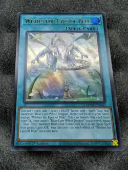 Wishes for Eyes of Blue - SDWD-EN042 - Ultra Rare- 1st Ed NM Yugioh - Image 1