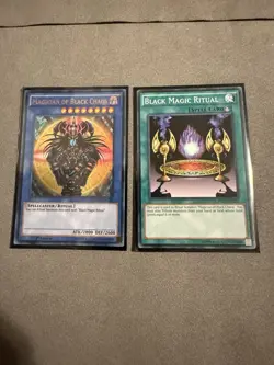 Magician of Black Chaos YGLD-ENC01 1st. Ed And Black Magic Ritual YGLD- ENC12 - Image 1
