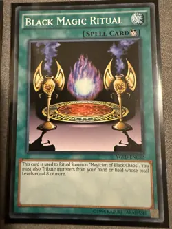 Magician of Black Chaos YGLD-ENC01 1st. Ed And Black Magic Ritual YGLD- ENC12 - Image 3