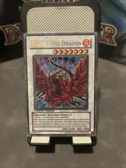 Black Rose Dragon CT05-EN003 Lightly Played LP Secret Rare Limited Edition - Image 1