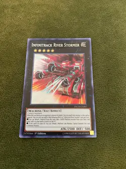 Yugioh: Infinitrack River Stormer Secret/Near Mint/1st Ed INCH-EN007 - Image 1