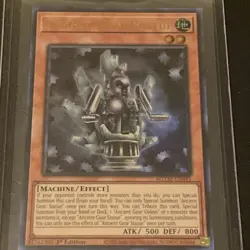 Ancient Gear Statute Yu Gi Oh TCG 1st Edition MTZM-EN045 - Image 1