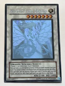 Yugioh Ancient Fairy Dragon ANPR-EN040 Ghost Rare Unlimited MP - Image 1