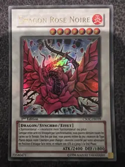 Yugioh Dragon Rose Noire CSOC-FR039 Ultra Rare 1st Edition Not English NM - Image 1