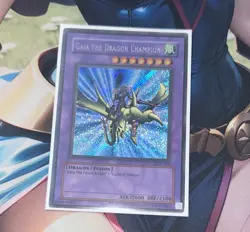 Yu-Gi-Oh! TCG Gaia the Dragon Champion Secret Rare LOB DMG - Image 1