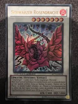 Yugioh Schwarzer Rosendrache AC11-DE018 Ultra Rare 1st Edition Not English NM - Image 1
