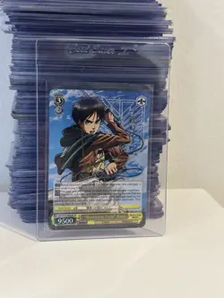Weiss Schwarz Card Attack on Titan "Resisting Fate" Eren SP AOT/S35-E003SP SP - Image 1