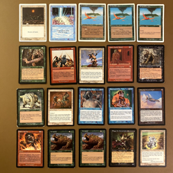 20x Assorted Vintage Magic The Gathering Rares (+foils) - SEE DESC FOR CARD LIST - Image 1