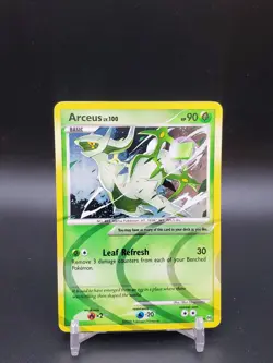 Arceus AR2 Platinum Arceus Holo Rare DMG Pokemon Card - Image 1