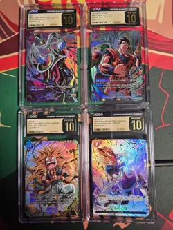 DBS: Fusion World 1st Anniversary Set Sequentially Graded Cards All CGC 10 - Image 4