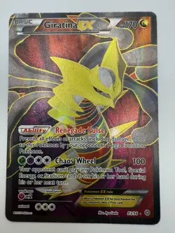 Giratina EX (93 Full Art) 93/98 XY - Ancient Origins Holo Card Damage Pokemon - Image 1