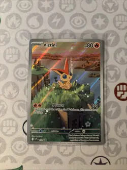 Pokemon TCG Victini Full Art Holo Black Star Promo Card 208 - Image 1