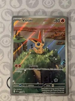Pokemon TCG Victini Full Art Holo Black Star Promo Card 208 - Image 2