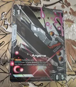 Gundam Card Game Argama GD02-129 R+ Alt Art Dual Impact - Image 1