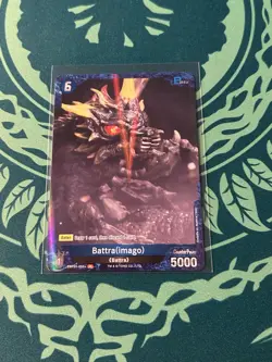Battra Imago P 055+ Foil Godzilla Card Game 1st Edition Rare Parallel Battle - Image 1