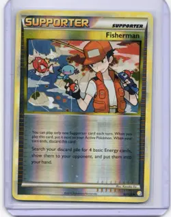 Pokemon Card - Fisherman reverse - 92/123 - HeartGold SoulSilver - 2010 - Image 1