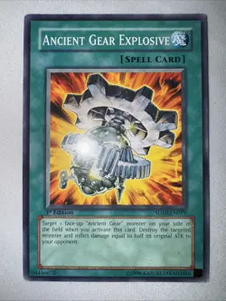 Ancient Gear Explosive-YuGiOh spell card- 1st edition - Image 2