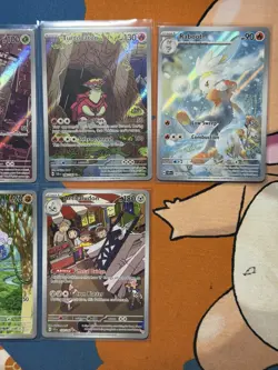 Pokemon TCG Stellar Crown Illustration Rare IR Cards | 7 Card Lot NM | Lot #4 - Image 3