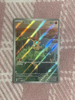 Pokemon TCG Victini Full Art Holo Black Star Promo Card 208 - Image 1