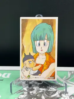 Dragon Ball Trunks Bulma Menko Card retro Japanes - Image 1