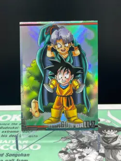 Dragon Ball Trunks & Son Gohan ENSKY Card S-29 Holo Japanes - Image 1