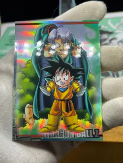 Dragon Ball Trunks & Son Gohan ENSKY Card S-29 Holo Japanes - Image 2