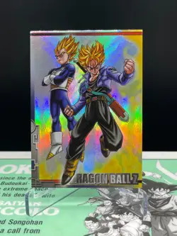 Dragon Ball Trunks & Vegeta ENSKY Card S-25 Holo Japanes - Image 1