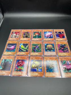 Yugioh lot 15 cards Monster Cards Kuriboh Needle Worm Mask of Darkness etc - Image 2