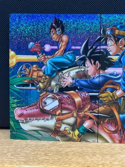Dragon Ball ENSKY Card puzzle Son Goku Goten Vegeta Prism - Image 4