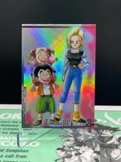 Dragon Ball Android 18 Krillin ENSKY Card S-32 Holo Japanes 2003 - Image 1