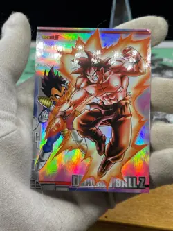 Dragon Ball Son Goku VS Vegeta ENSKY Card S-04 Holo Japanes 2003 - Image 2