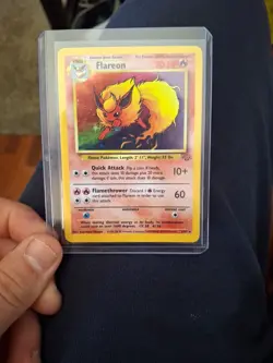 Pokemon TCG Flareon Jungle Holo Card 3/64 Unlimited Rare, Lightly Played - Image 4