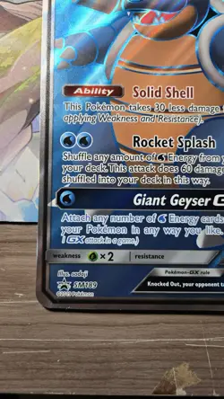 Blastoise GX - (Black Star Promos) SM189 Jumbo Cards Holo - Image 4