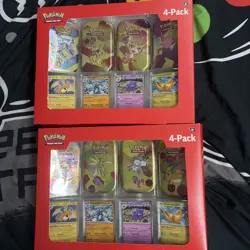 Pokemon 4 Mini Tins + 4 Promo Cards Bundle - 151 SAMS CLUB EXCLUSIVE - Both Sets - Image 2