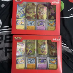 Pokemon 4 Mini Tins + 4 Promo Cards Bundle - 151 SAMS CLUB EXCLUSIVE - Both Sets - Image 3