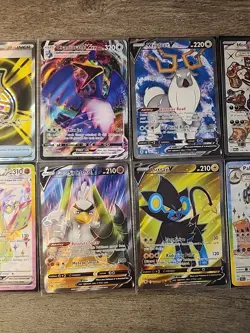 Lot of 9 Full Art Pokemon Cards Near Mint NM No Duplicates - Image 3