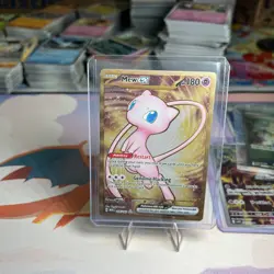 Pokemon TCG Mew EX Metal Gold NM 205/165 (Metal Card) Mint! - Image 1