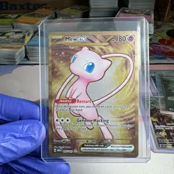 Pokemon TCG Mew EX Metal Gold NM 205/165 (Metal Card) Mint! - Image 3