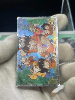 Dragon Ball Son Gohan Goku Bulma Menko Card Prism retro Japanes 02 - Image 2