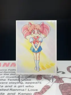 Sailor Moon Vintage Collectible Cards Toei Amada No.138 Rini Chibi Moon - Image 1