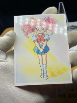 Sailor Moon Vintage Collectible Cards Toei Amada No.138 Rini Chibi Moon - Image 2