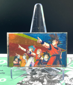 Dragon Ball Son Gohan Goku Bulma Menko Card Prism retro Japanes - Image 1